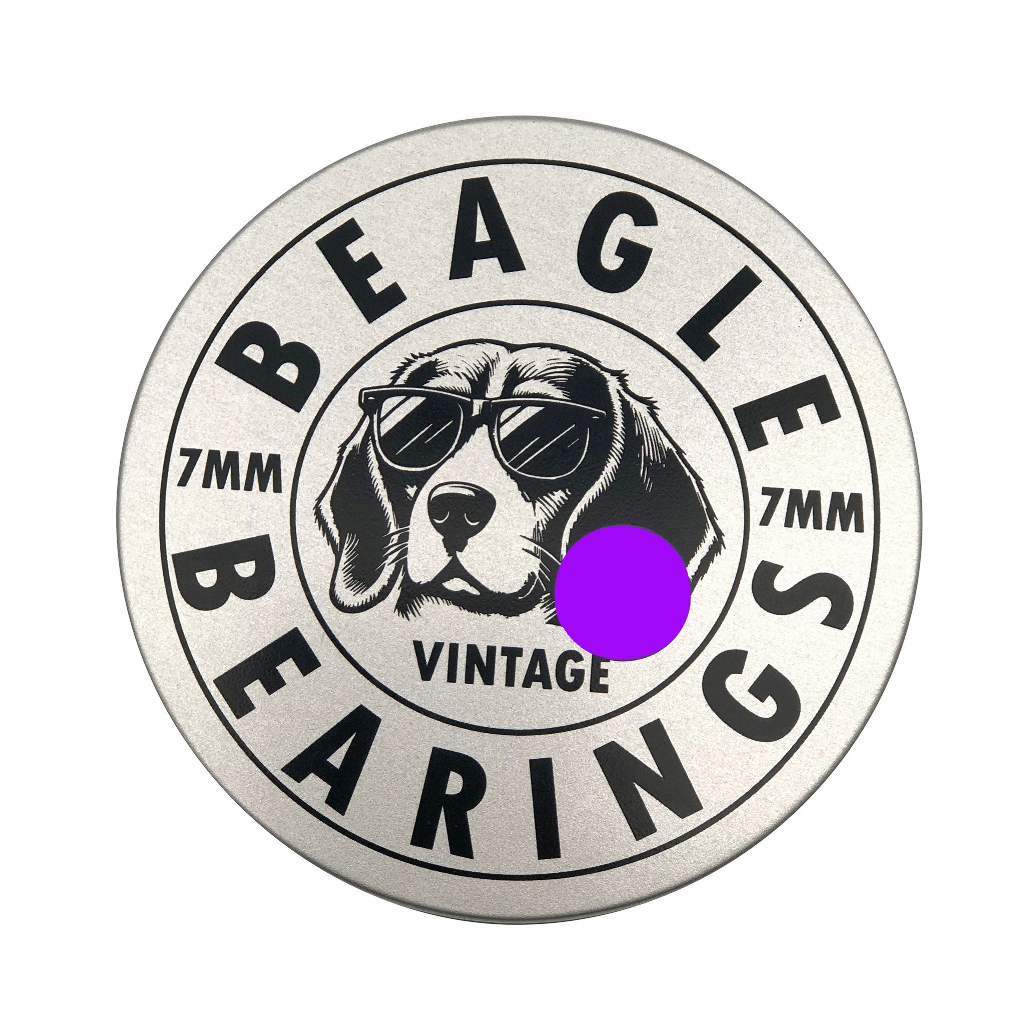 Purple 7mm Beagle Bearings