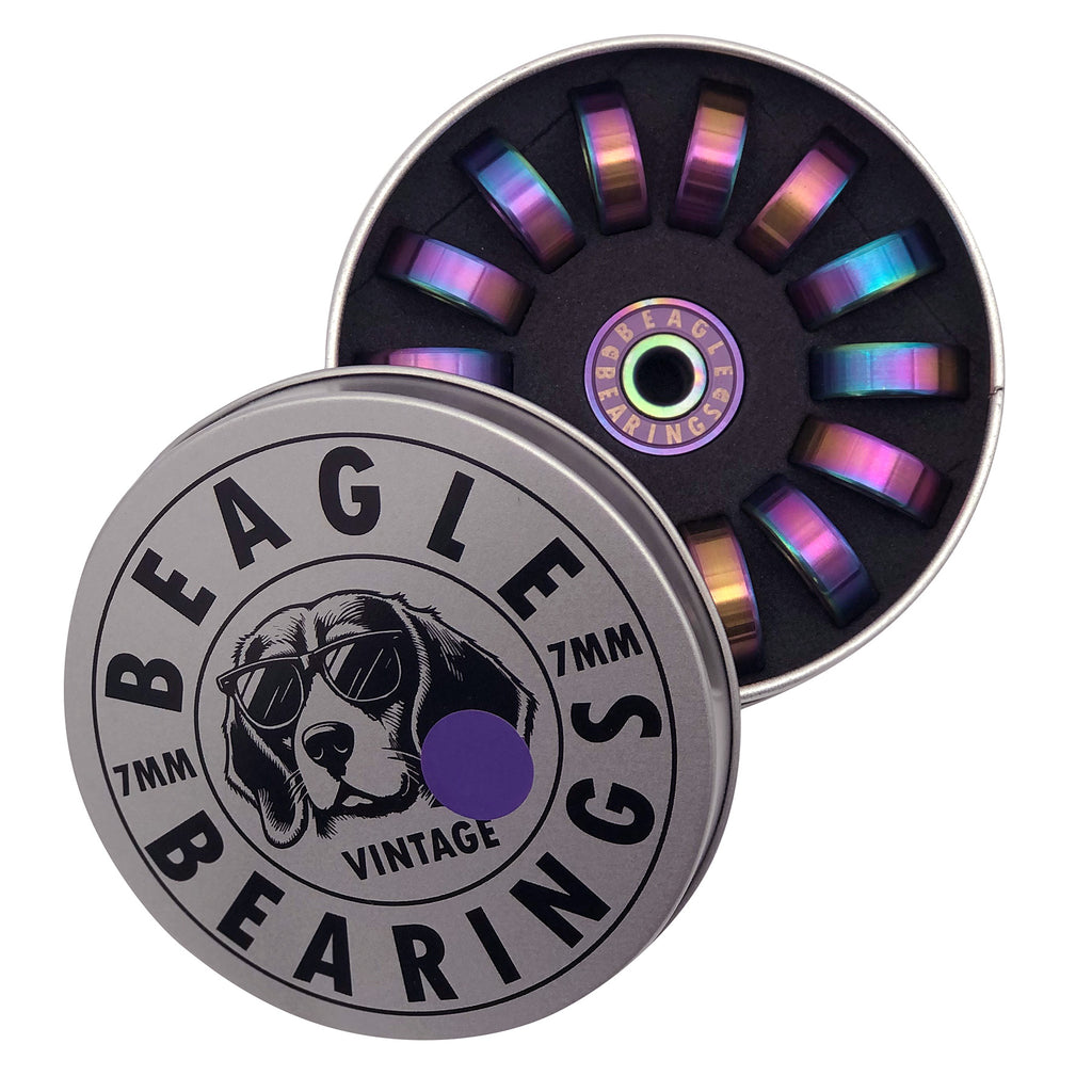 Purple 7mm Beagle Bearings