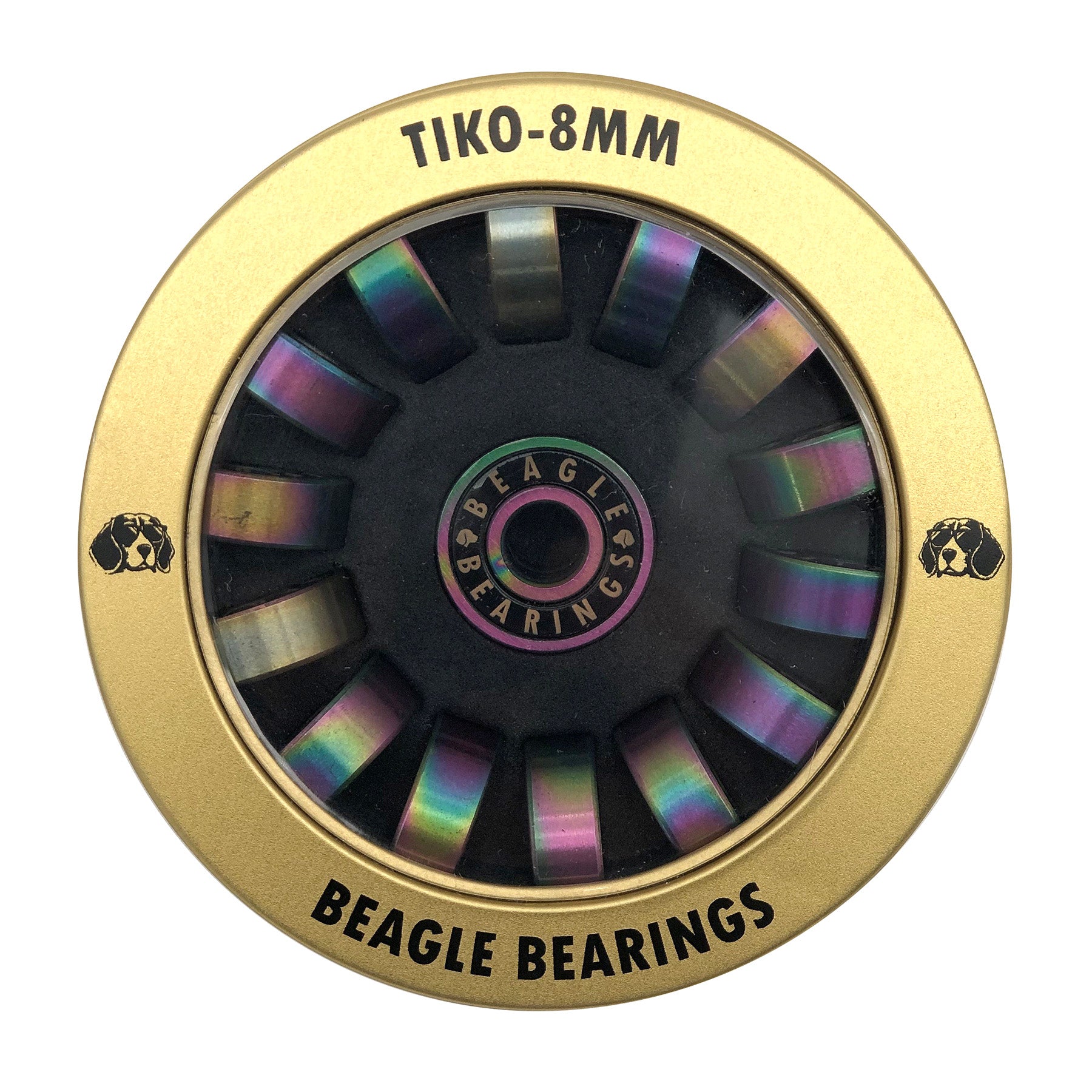 Beagle Bearings 8mm Black